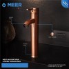 Cnx Mezcladora Monomando Para Lavabo Color Oro Rosado
