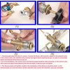 Low Pressure LPG Propane Gas with 3/8" Flare Inlet &