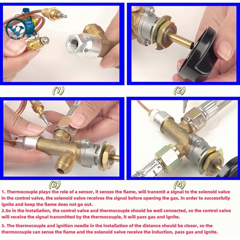 Low Pressure LPG Propane Gas with 3/8" Flare Inlet &