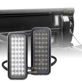 USR 20-23 Tacoma Cargo Light – LED Rear Bed Lamps (Left + Right) Pair - Compatible with 2020-2023 Toyota Tacoma Pickup Truck All Models 3rd Generation (WHITE LED BED CARGO LIGHTS w/WIRES - UPGRADE)