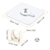 QUARKZMAN Pack of 6 PVC Water Pipe Clamp Brackets Fits