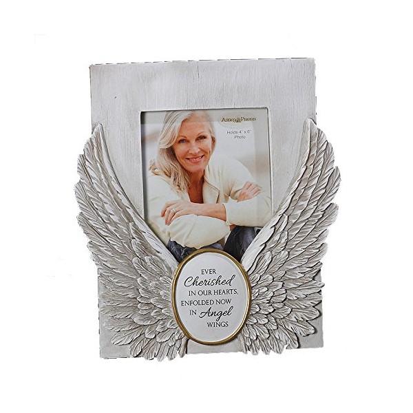Abbey Gift Angel Wings Photo Frame, 7.75 x 8.63" - 56216T