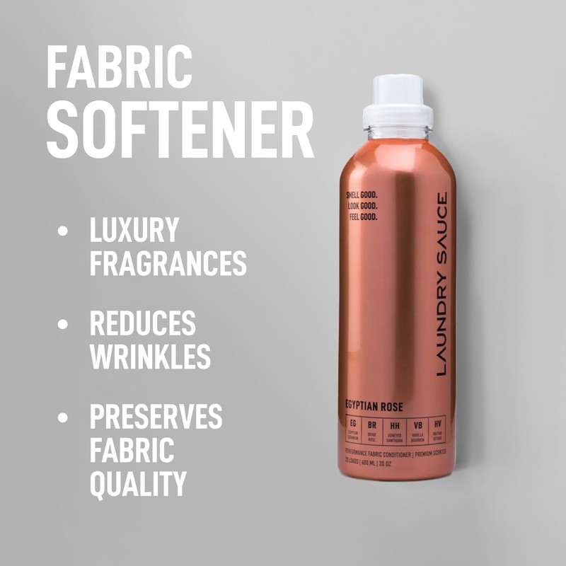 Laundry Sauce - Laundry Fabric Softener (Egyptian Rose) Luxury Fragrance,