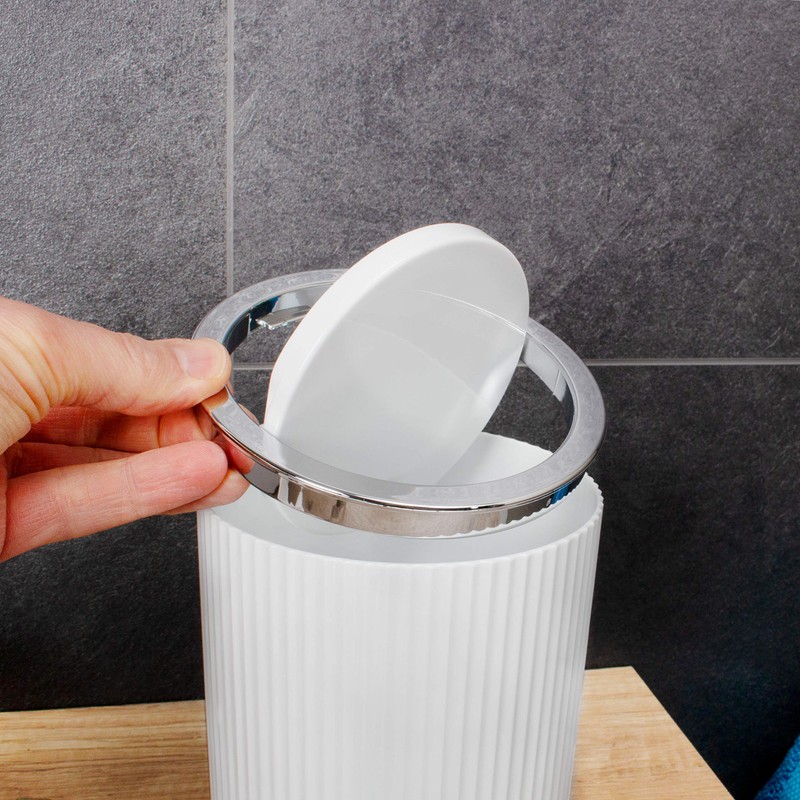 bremermann Gavello Mini Cosmetic Bin with Swing Lid / Bathroom