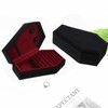 YUNNESS Velvets Jewelry Storage Box Coffin Necklace Earring Box Display