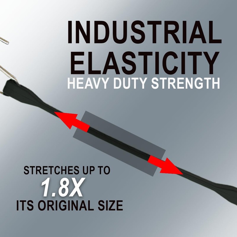 Boxer 10" EPDM Rubber Bungee Cords Heavy Duty Outdoor with