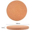 10pcs Round Heat Insulation Cork Coasters,Drink Placemat Plain,Coffee Tea Cup
