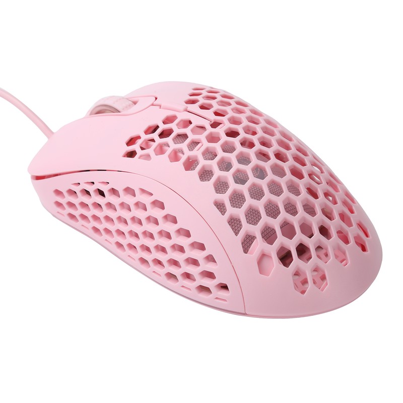 Wired Mouse Hollow Hole Design 3200dpi Lightweight NonSlip Optical Gaming