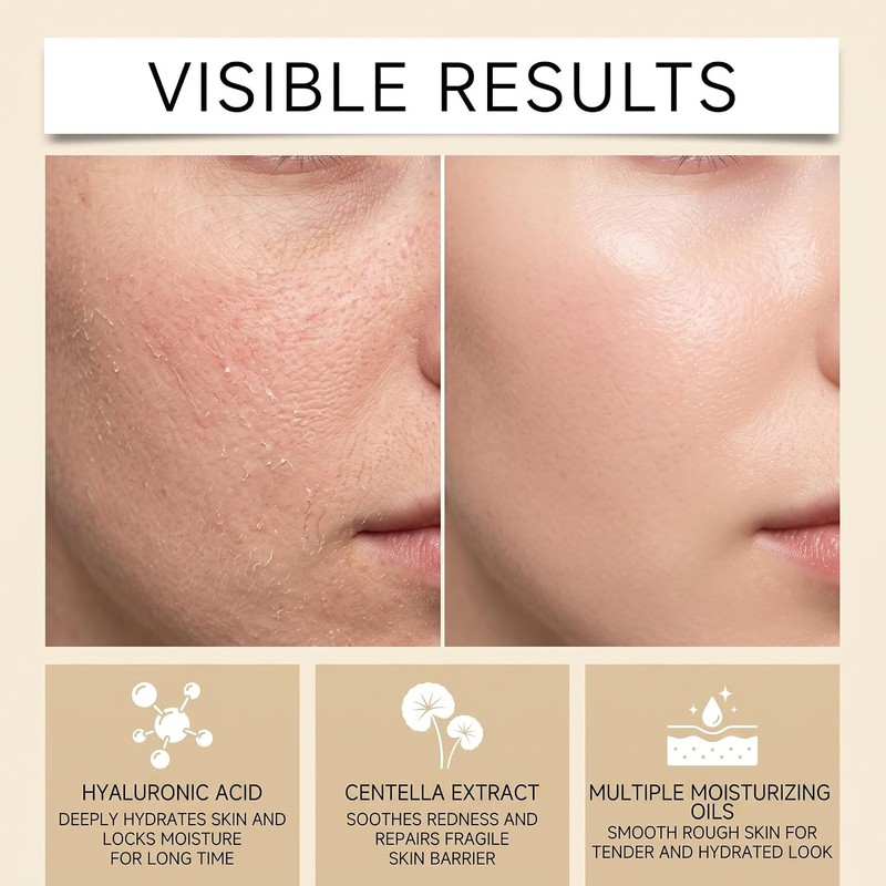Crema facial hidratante diaria Con Colágeno centella asiática, 60g (6PCS)