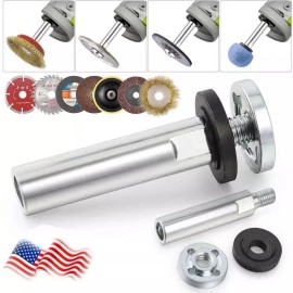 Kumbala 3PCS Angle Grinder Extension Connecting Rod Rotating Extended Shaft Group Shank