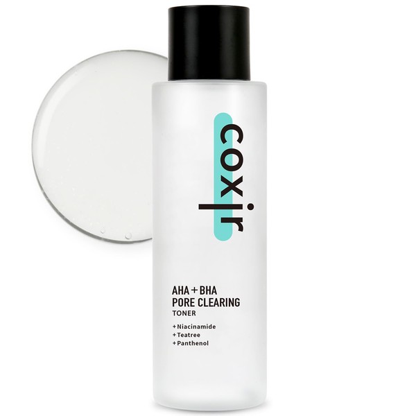coxir Aha + Bha Pore Clearing Toner [150ml,5.07fl.oz]