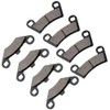 Fydun 8 x Iron Brake Pads Front and Rear Wheel