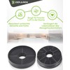 DEKAROX 2 x Activated Carbon Filter 105 mm Diameter for