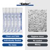 50 Pack 3ml Plastic Syringe Sterile Individual Wrap with Cap,