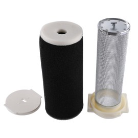 X AUTOHAUX Air Filter and Cage Rail and CAP Kit for Yamaha Grizzly 600 YFM600F for Yamaha YFM350R for Yamaha Warrior 350 YFM350X YFM350F, 1UY-14458-01 1UY-14468-00 1UY-14451-00