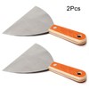 Utoolmart 2Pcs Putty Knife, 6 Inch Carbon steel Stiff Putty