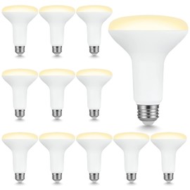 Sigalux BR30 Indoor LED Flood Bulbs for Recessed Cans, 7.5W (65W Replacement), 650LM, Soft White 2700K, Smooth Dimming, CRI 80, 110° Wide Beam, E26 Medium Base, Energy-Saving Lighting, 12 Pack