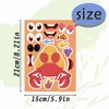 24 Sheets 8.27''×5.9'' Make Your Own Sea Animals Stickers for