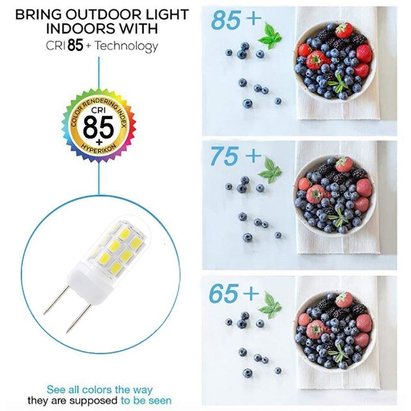 G8 Led Bulbs,35W Halogen Replacement Bulb, Dimmable 120V 3.5W Led,
