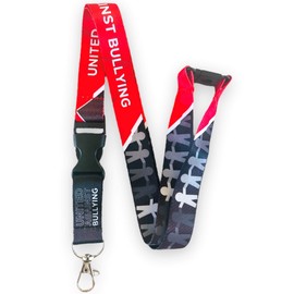 PAC Supplies Global United Against Bullying Lanyard With Detachable Buckle Clip & Safety Breakaway