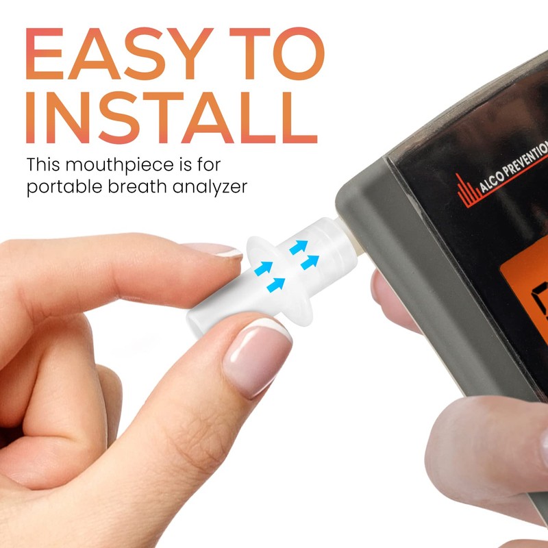 Alco Prevention Canada Portable Breathalyzer Mouthpieces for APC80 OR APC90
