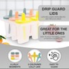 Ice Lolly Moulds, Healthy Refreshing Fruit Treat Maker with Sticks