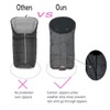 German Designed Winter Tour Waterproof Stroller Footmuff,Width Adjustable Design Fits