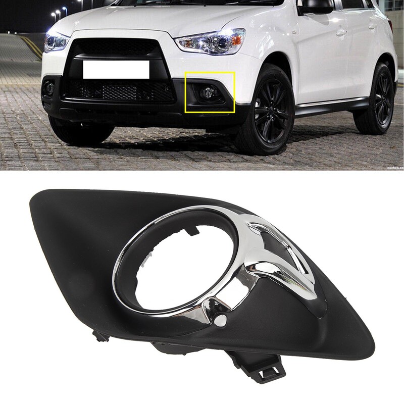 Car Fog Light Chrome Trim Stylish Look Fog Lamp Cover