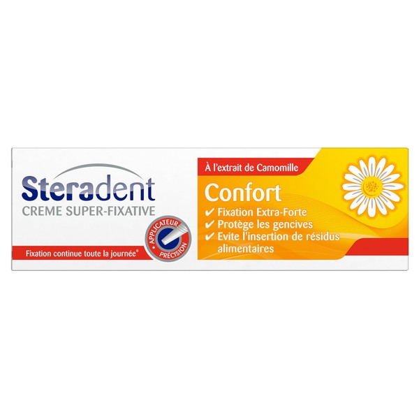 STERADENT Fixative Cream Comfort with Chamomile, Tube of 40 g