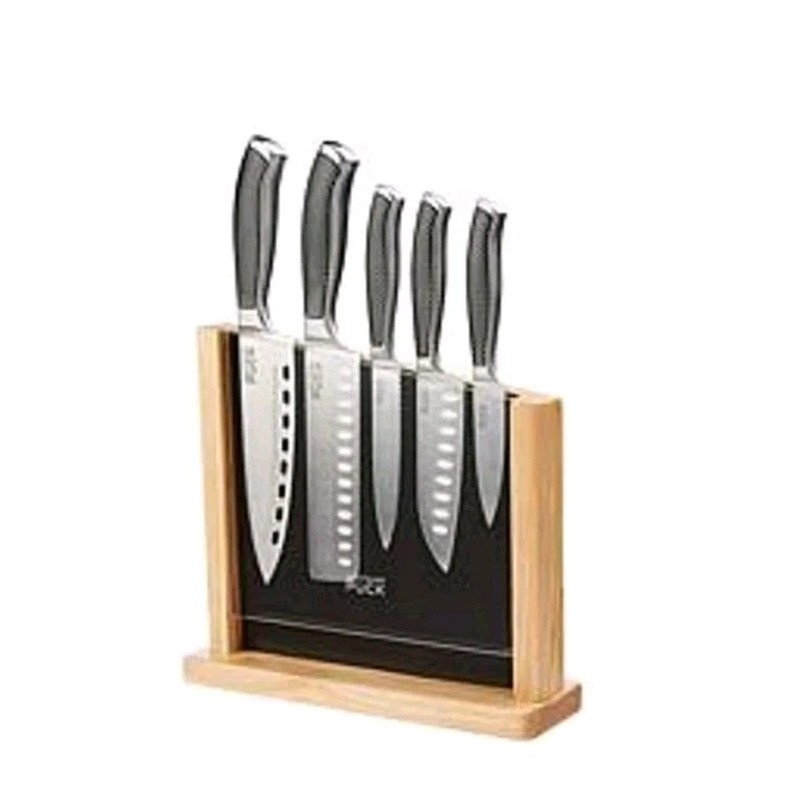Wolfgang Puck 6-piece Forged Cutlery Set with Magnetic Block-NEW IN