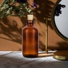 JUVITUS 8 oz Amber Glass Boston Round Bottle with Cork
