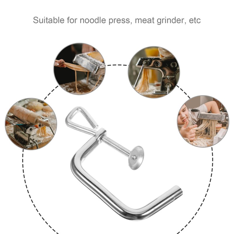 Kichvoe Pasta Machine Handle Replacement Pasta Machine Holder Clamps Manual