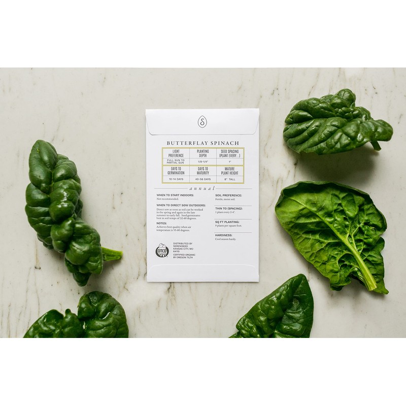 Sereniseed Certified Organic Leafy Greens Lettuce Seeds Collection (10-Pack) –