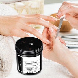 Building Gel - Manicure Jelly Gel | 150g Quick Builder Extension Semi-Permanent UV LED Glue for Beginners Women Salon Girls Nail Creation Home