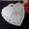 SUCHUANGUANG 100Pcs/Set 4 Inch 10cm Heart Shape Paper Doily Doilies