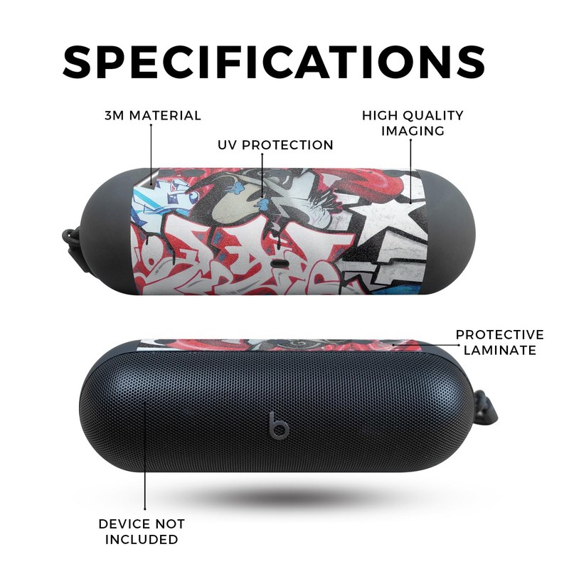 Glossy Glitter Speaker Skin Compatible with Beats Pill (2024) -