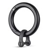 TISUR Round Carabiner Key Holder, Small, Stylish, Car Key Ring,