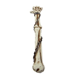 Atlantic Collectibles Creepy Ossuary Shackled Skeleton Hand Back Scratcher Figurine 15.25" L