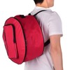 Compact Snare Drum Bag Backpack Case with Shoulder Strap Outside