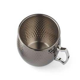 Cambridge EP75HM1BKCB1BM 20 Oz Hammered Black Moscow Mule Mugs, Set Of 2