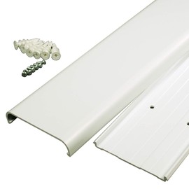 Legrand Wiremold CMK30 30 Inch Flat Screen TV Cord Cover Kit, Organizer for Wall, Holds Up to 10 Cords or Cables, White (1 Pack)