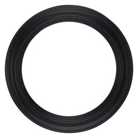 Stein Design Round Frames - Hand-Finished Open-Back Round Frames for Canvas, does not include glass or backing - [Black - 20" Diameter]