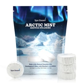 Shower Steamers Aromatherapy – Eucalyptus Mint & Menthol Shower Bombs with Essential Oils for Sinus Relief, Stress, Relaxation – Spa Gift Set for Women & Men – Natural Shower Tablets – 15-Pack