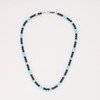 GAVU Men's Necklace with Matte Onyx and Natural Stone Beads
