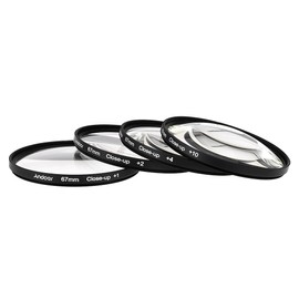 Andoer® 67mm Macro Close-Up Filter Set with Pouch Close-up Lens Filter Sets +1 +2 +4 +10 for Nikon D80 D90 D7000 Canon Tamron Sigma DSLRs