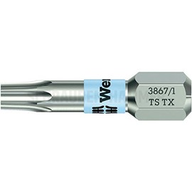 Wera 071032 3867/1 Stainless Torx 10X25 Stainless Torx Bit