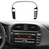 Car Carbon Fibre Air Conditioning Ventilation Panel Decorative Cover Trim