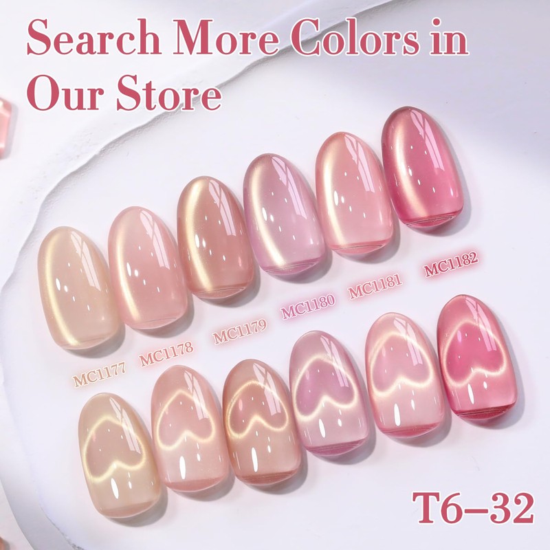 Double Rhythm 0.5 Oz Cat Eye Gel Polish with Magnet