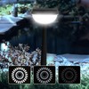 Ensenior 8-Pack Solar Lights Outdoor, Auto ON/Off 6500K LED Solar