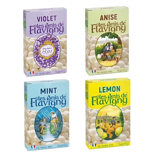 Les Anis de Flavigny Candy Mints, The French Mints, Vegan,